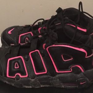 Nike pink and black pimpins